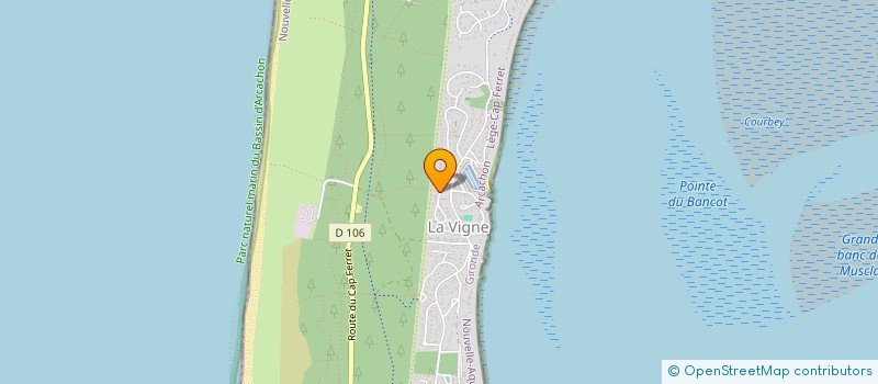 localisation de l'entreprise DIOMEDEA BUREAU D'ECOLOGIE APPLIQUEE  LEGE-CAP-FERRET