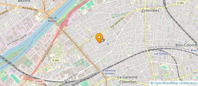localisation de l'entreprise DIOMS SECURITE à COLOMBES