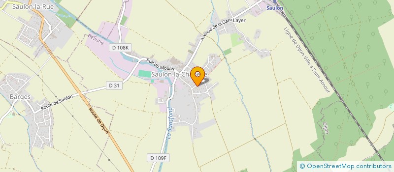 localisation de l'entreprise DIONIS RENOV  SAULON-LA-CHAPELLE