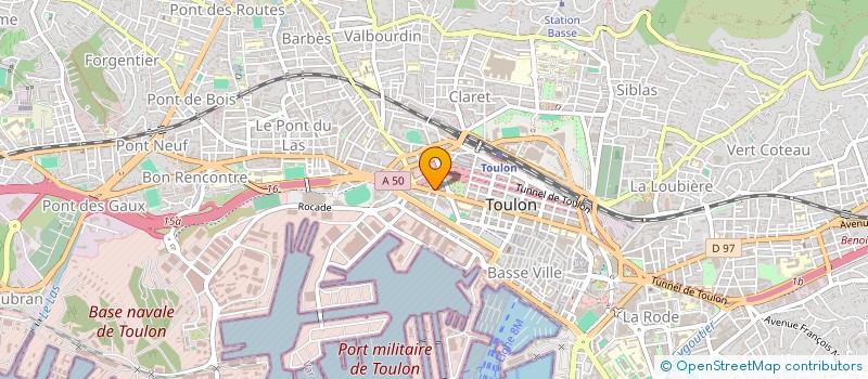 localisation de l'entreprise DIONISI AVOCAT  TOULON