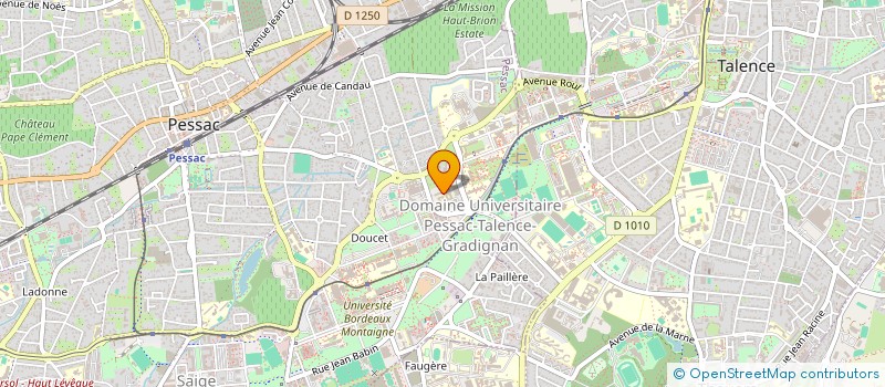 localisation de l'entreprise DIONYMER à PESSAC