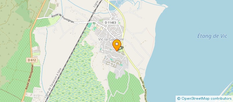 localisation de l'entreprise DIONYOAK  VIC-LA-GARDIOLE