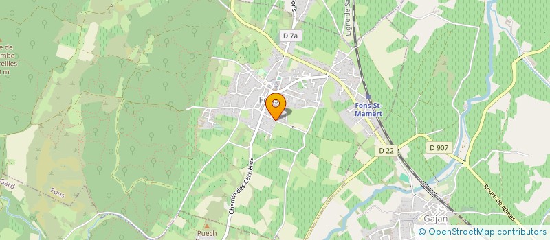 localisation de l'entreprise DIONYS'EVENT  FONS OUTRE GARDON