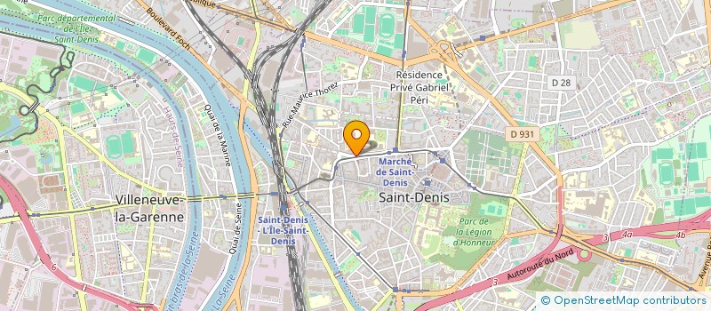 localisation de l'entreprise DIONYS GROUPE à SAINT-DENIS