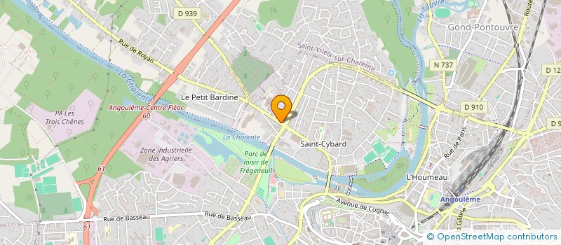 localisation de l'entreprise DIONYSIA à ANGOULEME