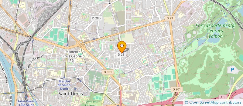 localisation de l'entreprise DIONYSIA ARTS  SAINT-DENIS