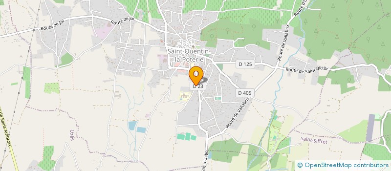 localisation de l'entreprise DIONYSOS 20 à SAINT-QUENTIN-LA-POTERIE