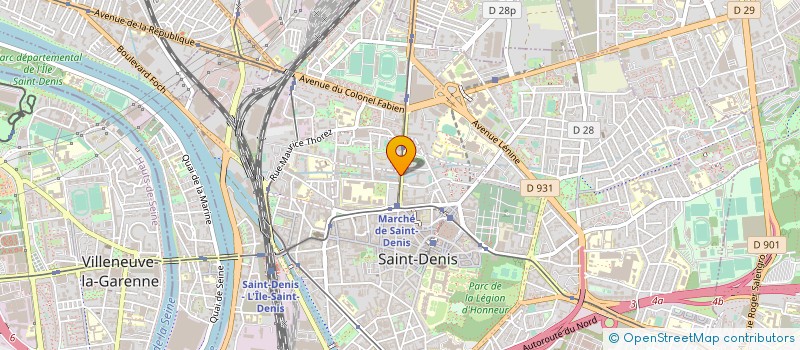 localisation de l'entreprise DIONYSOS à SAINT-DENIS