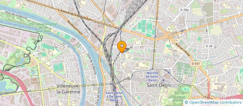 localisation de l'entreprise DIONYSOS  SAINT-DENIS