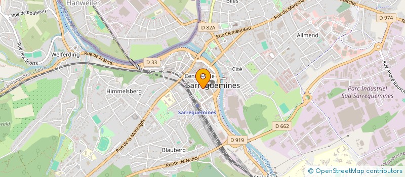 localisation de l'entreprise DIONYSOS à SARREGUEMINES