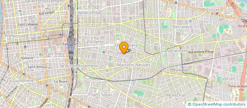 localisation de l'entreprise DIONYSOS  LYON