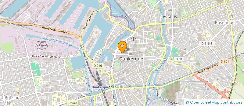 localisation de l'entreprise DIONYSOS à DUNKERQUE