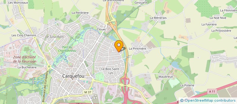 localisation de l'entreprise DIONYSOS  CARQUEFOU