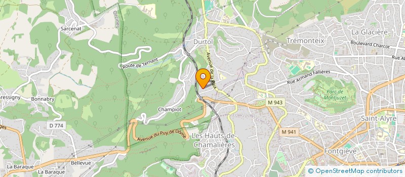 localisation de l'entreprise DIONYSOS  DURTOL