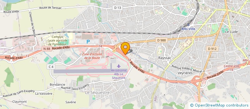 localisation de l'entreprise DIONYSOS  LE SEQUESTRE