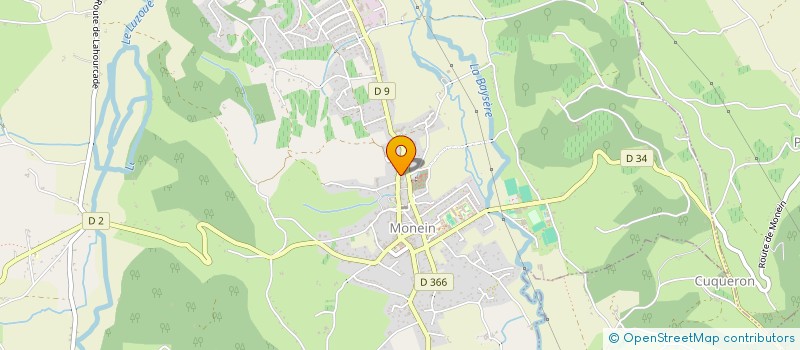 localisation de l'entreprise DIONYSOS à MONEIN