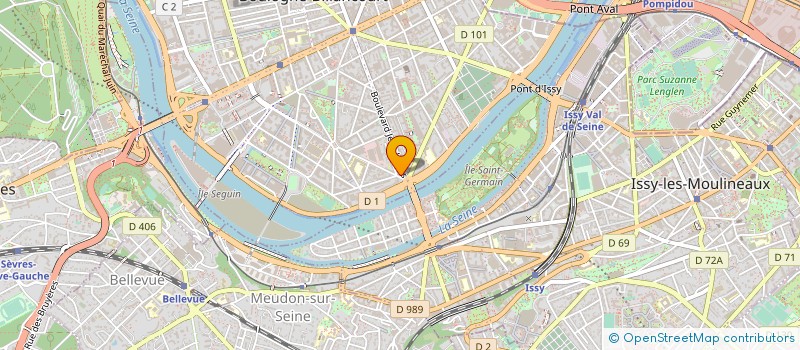 localisation de l'entreprise DIOP à BOULOGNE-BILLANCOURT