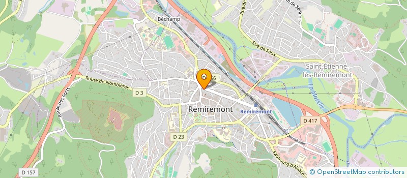 localisation de l'entreprise DIOP à REMIREMONT