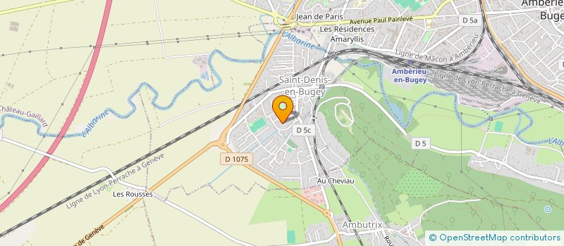 localisation de l'entreprise DIOP BUREAU D ETUDE TECHNIQUE à SAINT-DENIS-EN-BUGEY