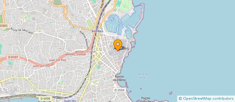 localisation de l'entreprise DIOP CATHY  ANTIBES