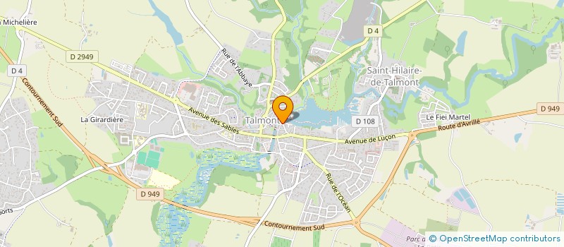 localisation de l'entreprise DIOPATIC  TALMONT-SAINT-HILAIRE