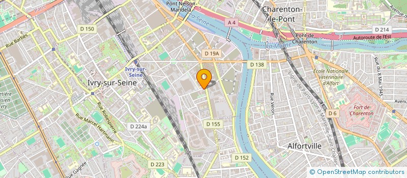 localisation de l'entreprise DIORARIS SERVICES à IVRY-SUR-SEINE