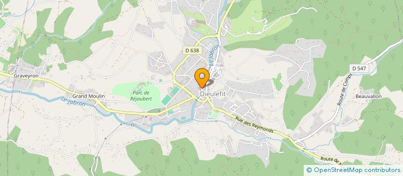 localisation de l'entreprise DIORCA à DIEULEFIT