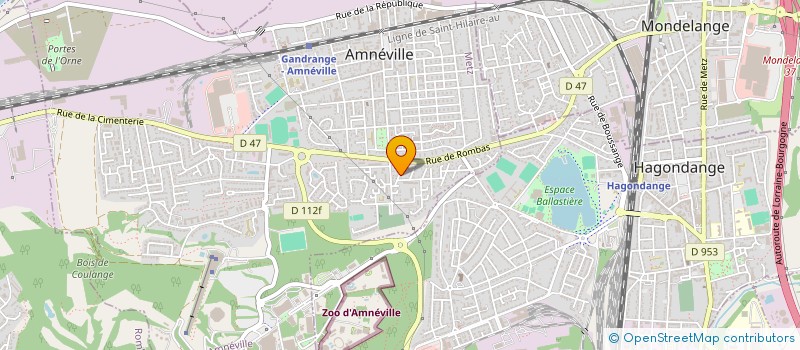 localisation de l'entreprise DIOREL à AMNEVILLE