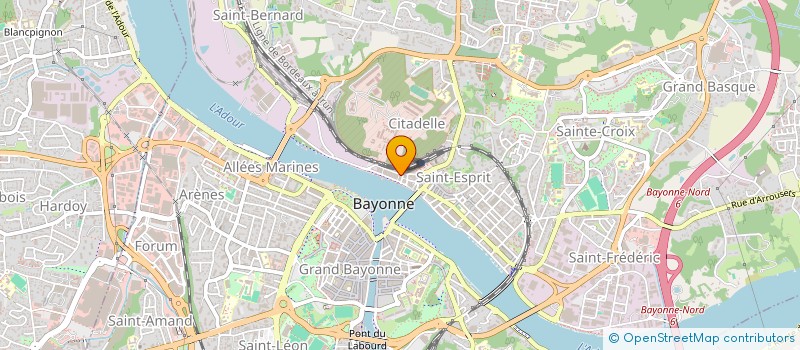 localisation de l'entreprise DIOSA à BAYONNE