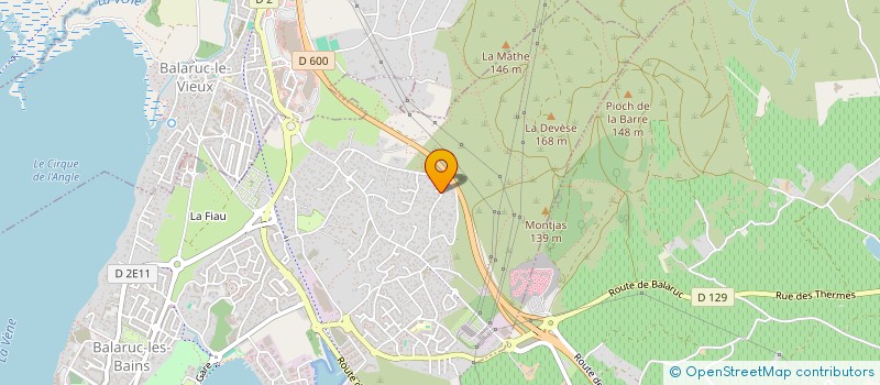 localisation de l'entreprise DIOSA  BALARUC-LES-BAINS