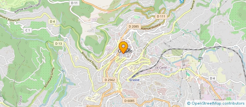 localisation de l'entreprise DIOSCURES à GRASSE