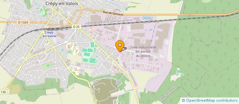 localisation de l'entreprise DIOSCURES SECURITE  CREPY-EN-VALOIS