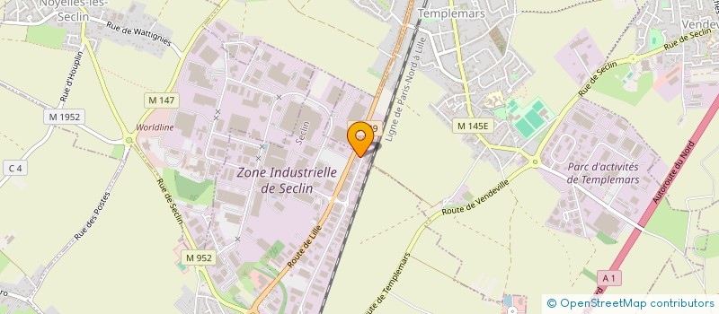 localisation de l'entreprise DIOT  SECLIN