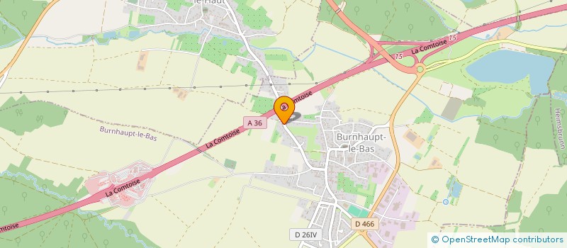 localisation de l'entreprise DIOT  BURNHAUPT-LE-BAS