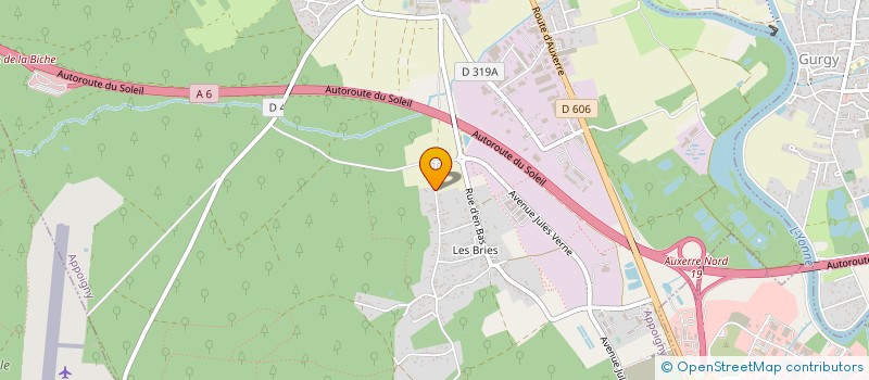 localisation de l'entreprise DIOT BATIMENT à APPOIGNY