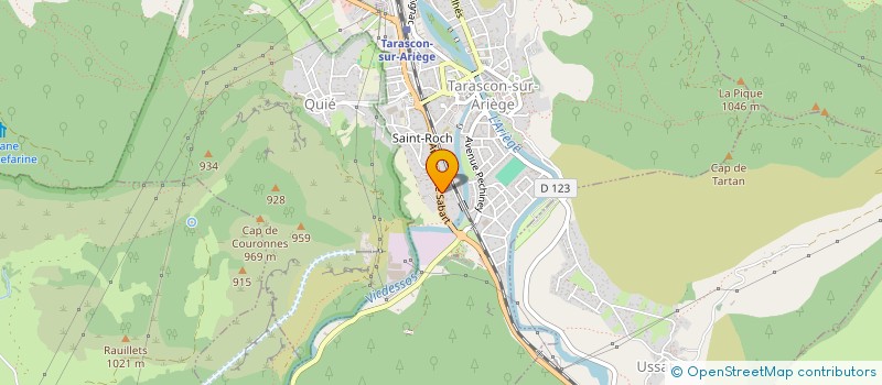 localisation de l'entreprise DIOT BRICE à TARASCON-SUR-ARIEGE