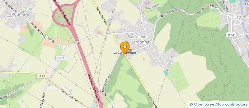 localisation de l'entreprise DIOTES 1  SAINT-JEAN-DU-CARDONNAY