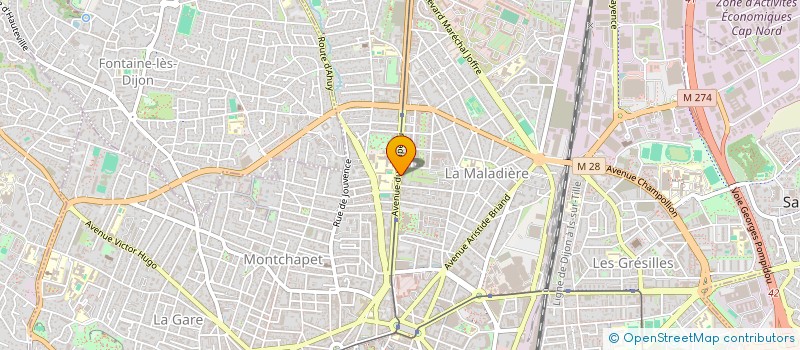 localisation de l'entreprise DIOTTE -FERNET J-PAUL ET DIOTTE-FERNET CATHERINE à DIJON