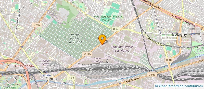 localisation de l'entreprise DIOULASSO BOB  BOBIGNY