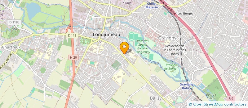 localisation de l'entreprise DIOURI CONSULTING à LONGJUMEAU