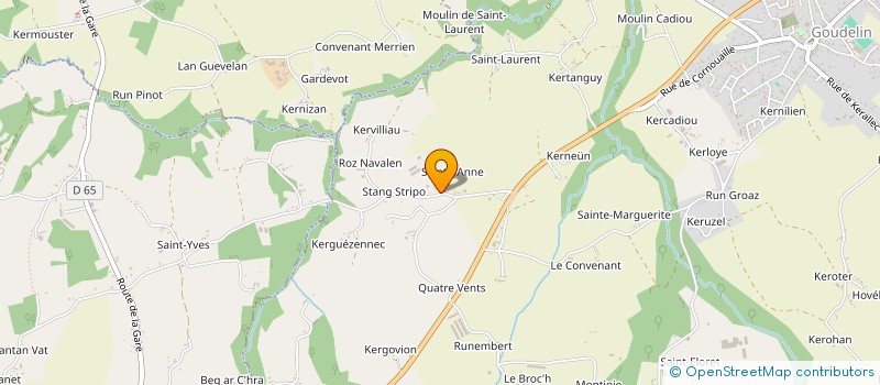 localisation de l'entreprise DIOUZ KERIOU BRAS  GOUDELIN