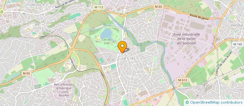 localisation de l'entreprise DIOXY HOLDING à LE CRES