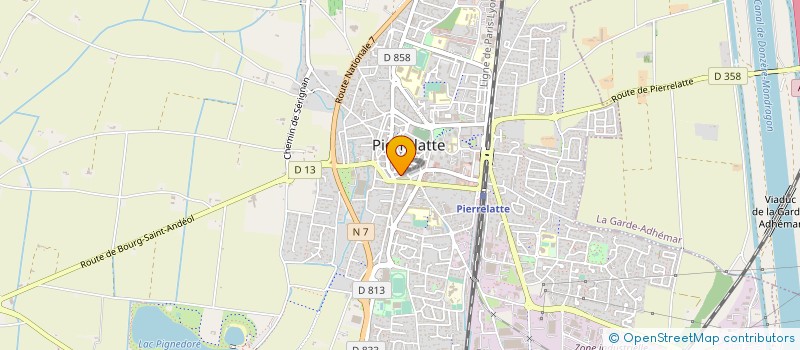 localisation de l'entreprise DIP EXPERTISES à PIERRELATTE