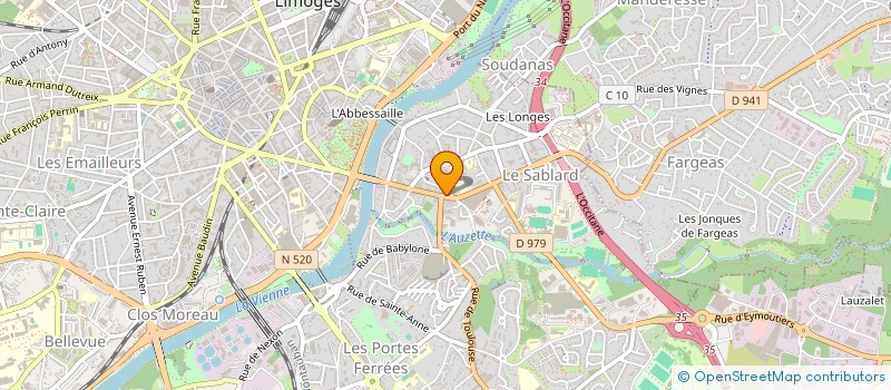 localisation de l'entreprise DIP HOLDING à LIMOGES
