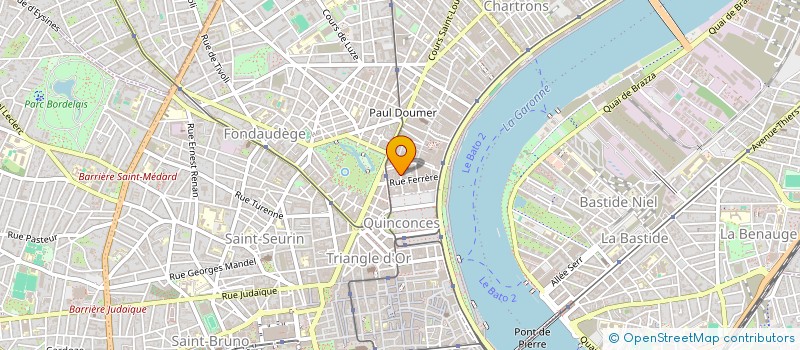 localisation de l'entreprise DIP IMMO  BORDEAUX