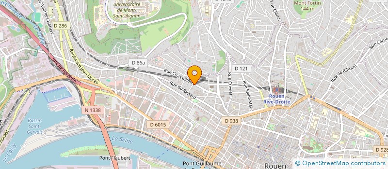 localisation de l'entreprise DIP INVEST à ROUEN