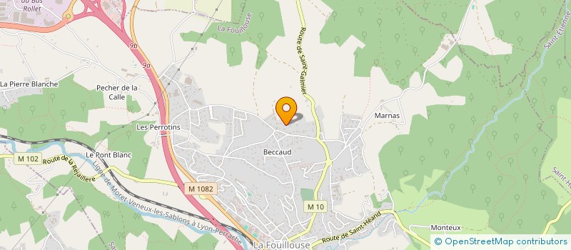 localisation de l'entreprise DIP MOUNTAIN  LA FOUILLOUSE