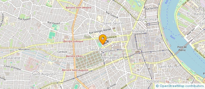 localisation de l'entreprise DIP TIC INTERIEURS à BORDEAUX