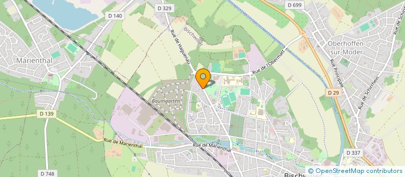 localisation de l'entreprise DIPA-GEST  BISCHWILLER