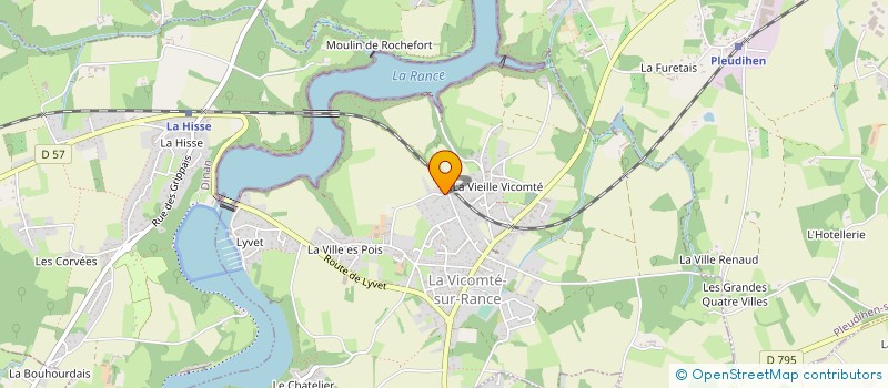 localisation de l'entreprise DIPAAE à LA VICOMTE-SUR-RANCE